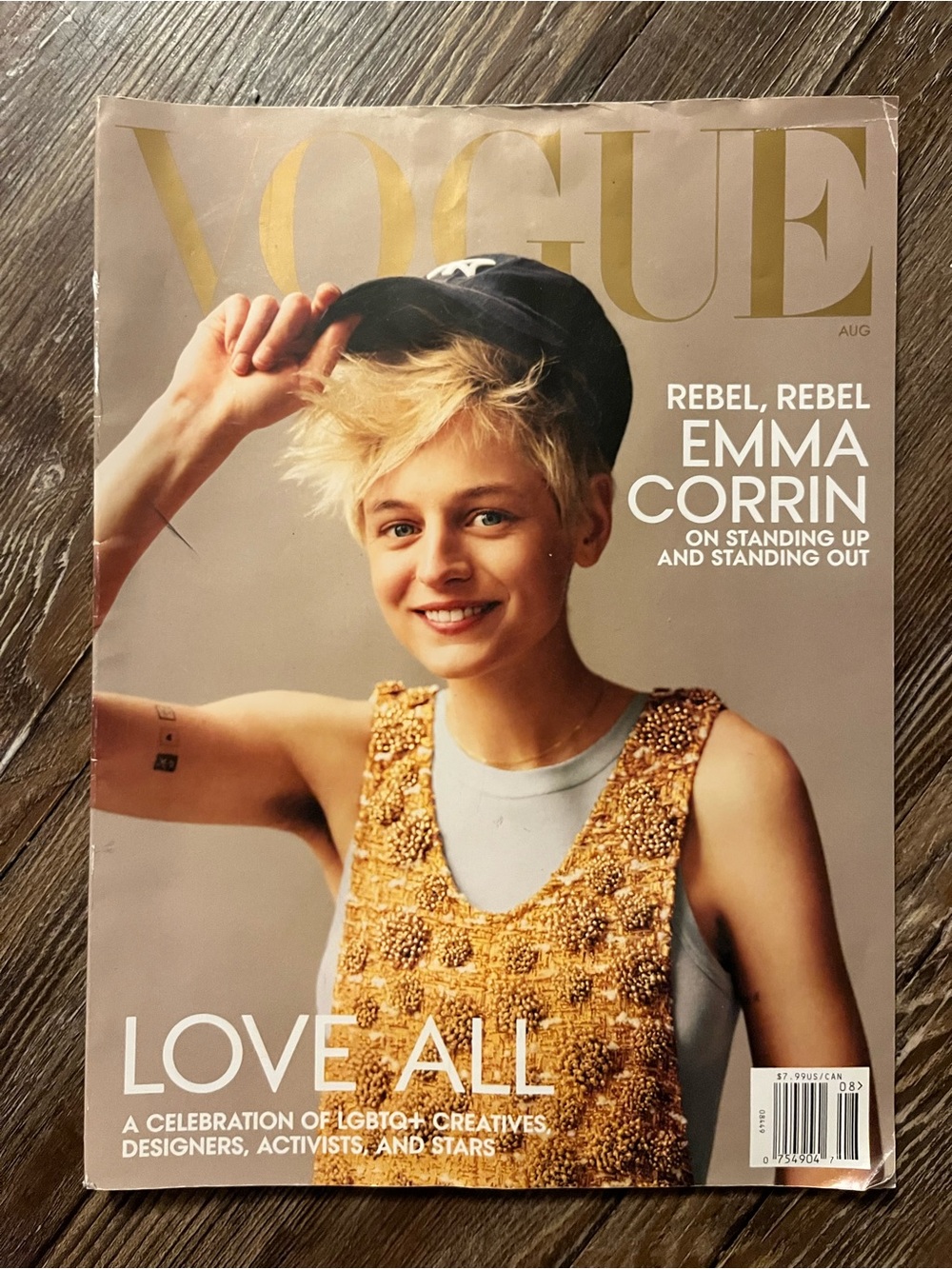 Vogue August 2022 Magazine- Featuring Emma Corrin